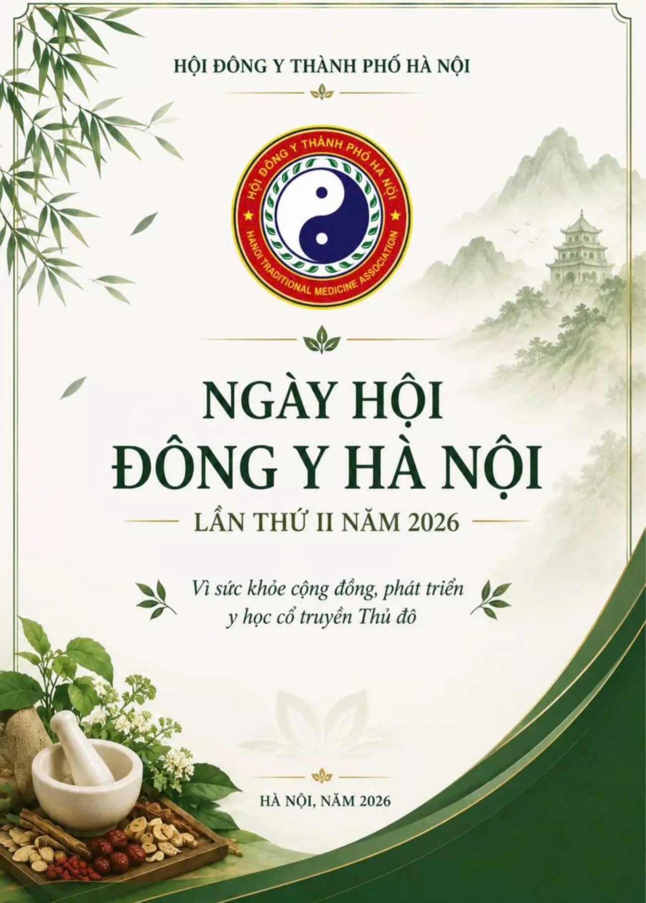 PHÁT ĐỘNG CHƯƠNG TRÌNH NGÀY HỘI ĐÔNG Y HÀ NỘI LẦN THỨ II NĂM 2026