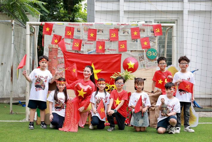 Trường học rộn ràng hoạt động Kỷ niệm 50 năm Ngày Giải phóng miền Nam, thống nhất đất nước
