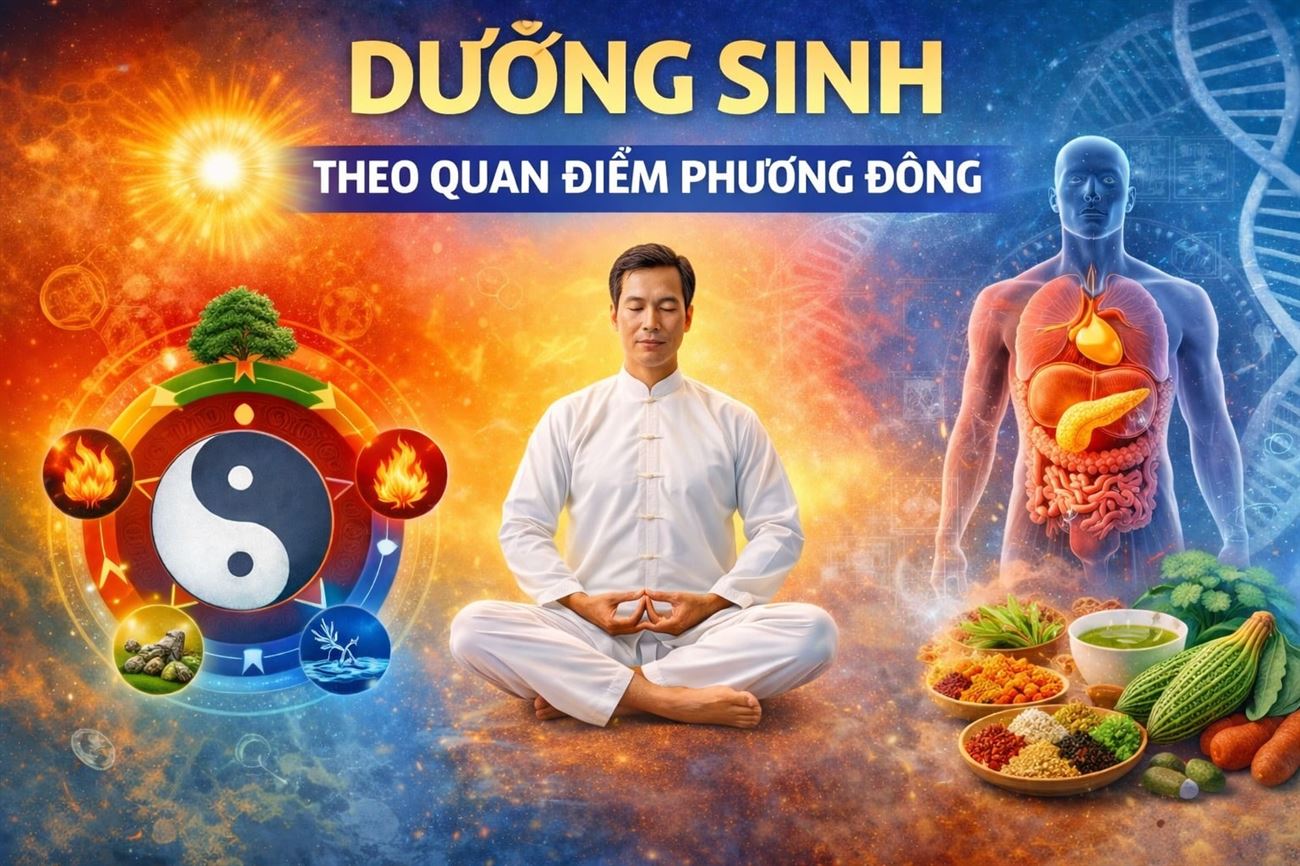 DƯỠNG SINH CỦA ĐÔNG Y – PHƯƠNG PHÁP  NÂNG CAO SỨC KHỎE VÀ KÉO DÀI TUỔI THỌ 