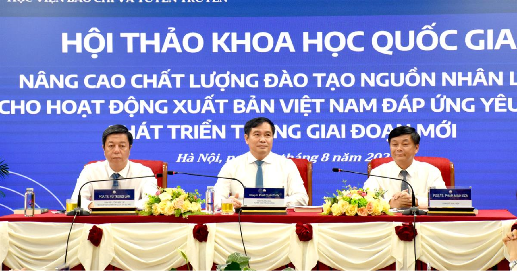 Hội thảo khoa học “Nâng cao chất lượng đào tạo nguồn nhân lực cho hoạt động xuất bản Việt Nam đáp ứng yêu cầu phát triển trong giai đoạn mới”