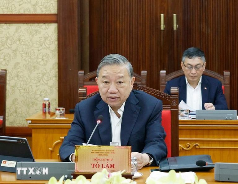 Tổng Bí thư Tô Lâm: Tuyệt đối không xảy ra tình trạng du Xuân kéo dài, lơ là nhiệm vụ