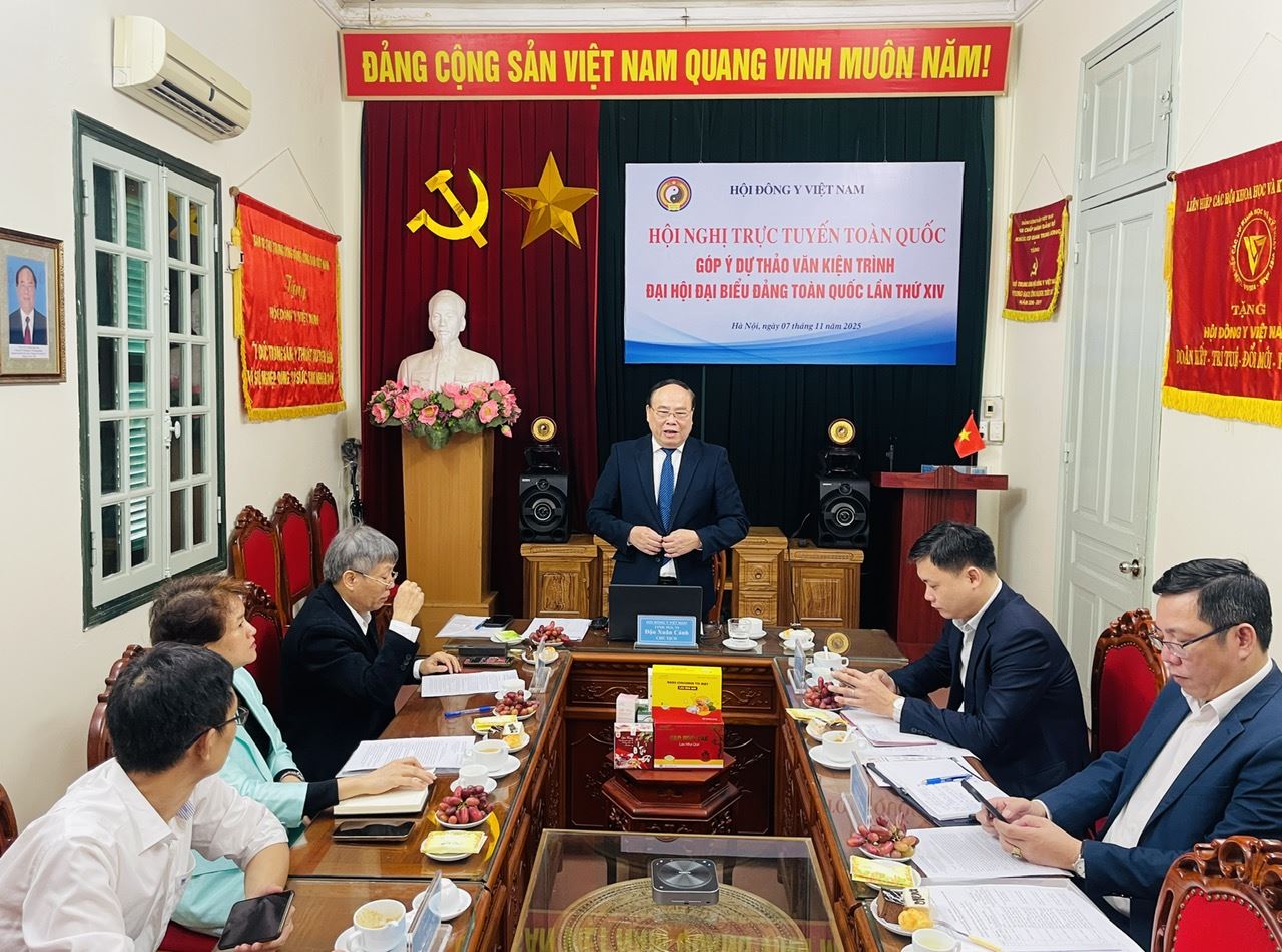 Chi bộ Hội Đông y Việt Nam góp ý Văn kiện Đại hội Đảng XIV