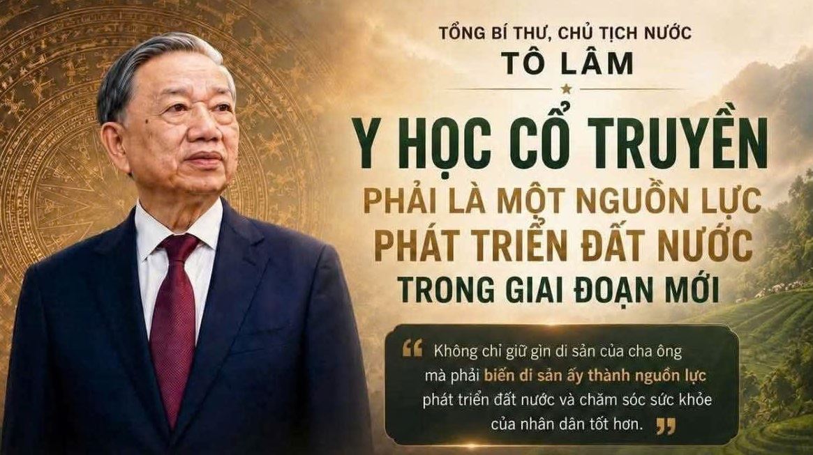 Tổng Bí thư, Chủ tịch nước Tô Lâm: Cần đổi mới tư duy, tầm nhìn và cách tiếp cận với y học cổ truyền