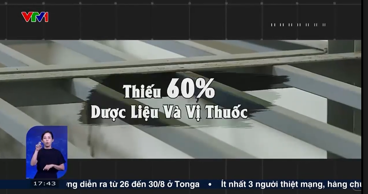 Thiếu 60% dược liệu và vị thuốc 